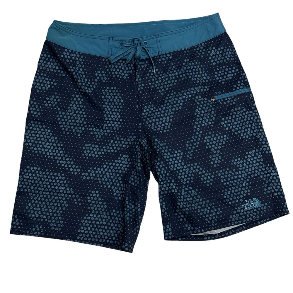 The North Face Board Shorts Men Size 32x10 Logo Beach Surf Outdoor Wear